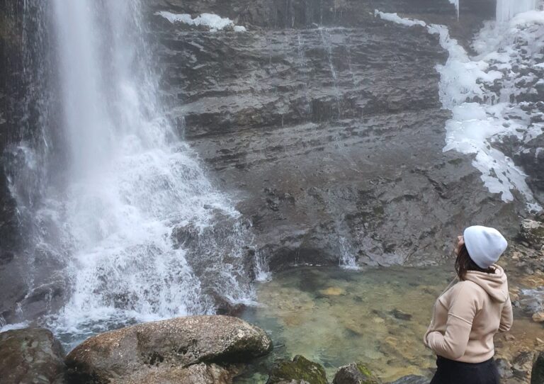 Randonnée d’hiver à la Cascade du Guiers Vif